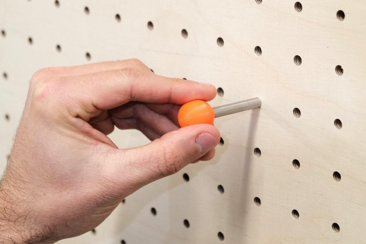 Tourillon coloré - Goupille avec bille de couleur pour Pegboard - Accessoires - Aire - A62-17 - 1