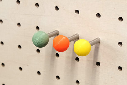 Tourillons colorés - Goupille avec bille de couleur pour Pegboard - Quark