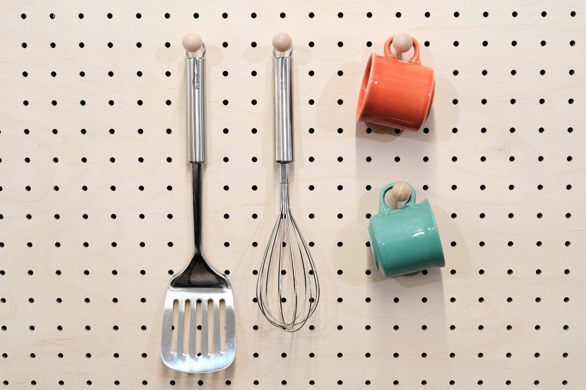 Tourillons en bois pour Pegboard avec billes en bois tournées - Accessoires - Aire - A18-1 - 6